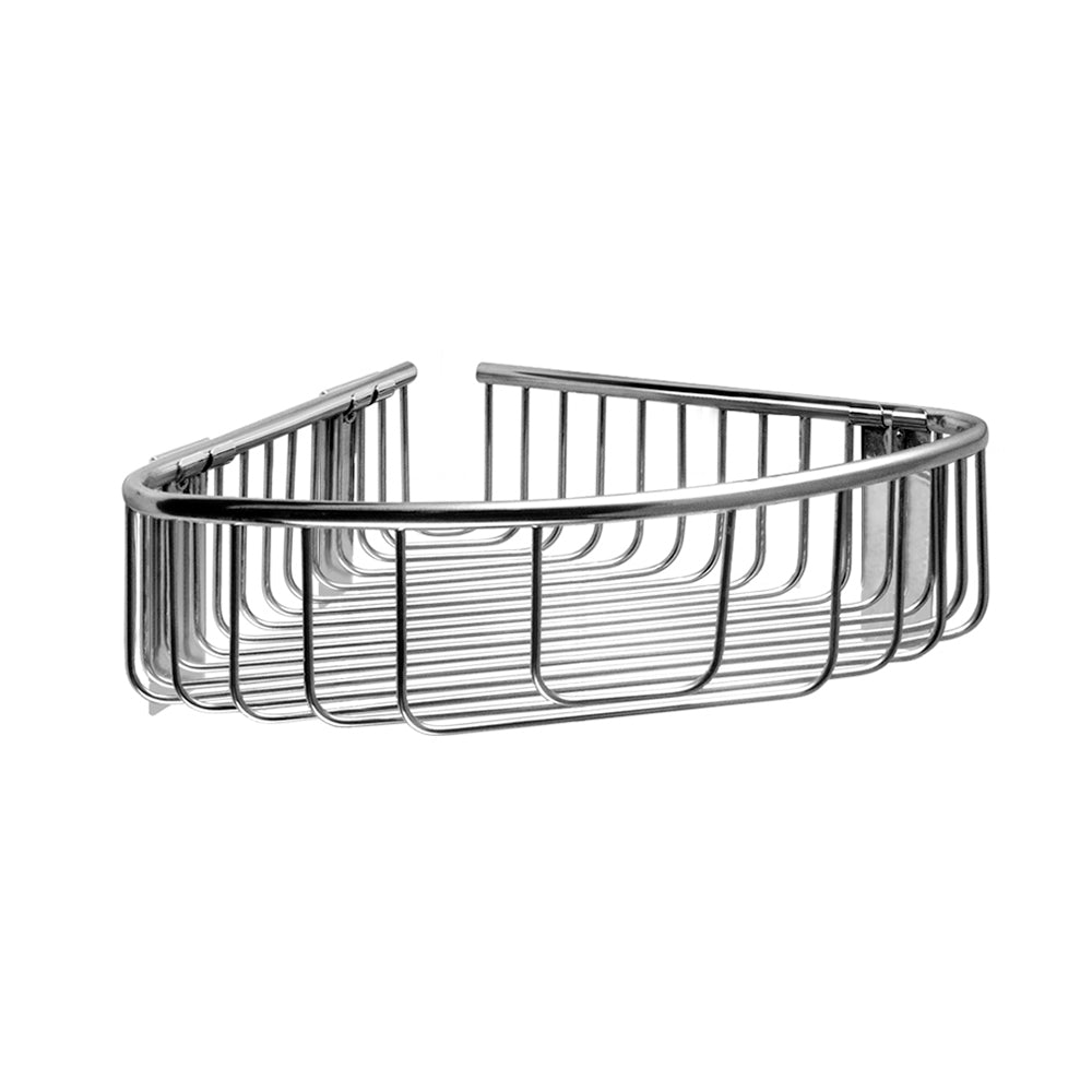 Deep Corner Shower Basket – NETS – Polished Stainless Steel