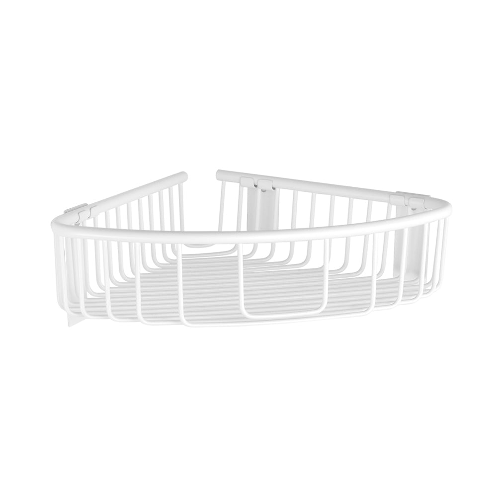 Deep Corner Shower Basket – NETS – Matt White