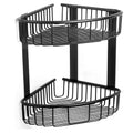 Two-Tier Deep Corner Basket – NETS – Matt Black