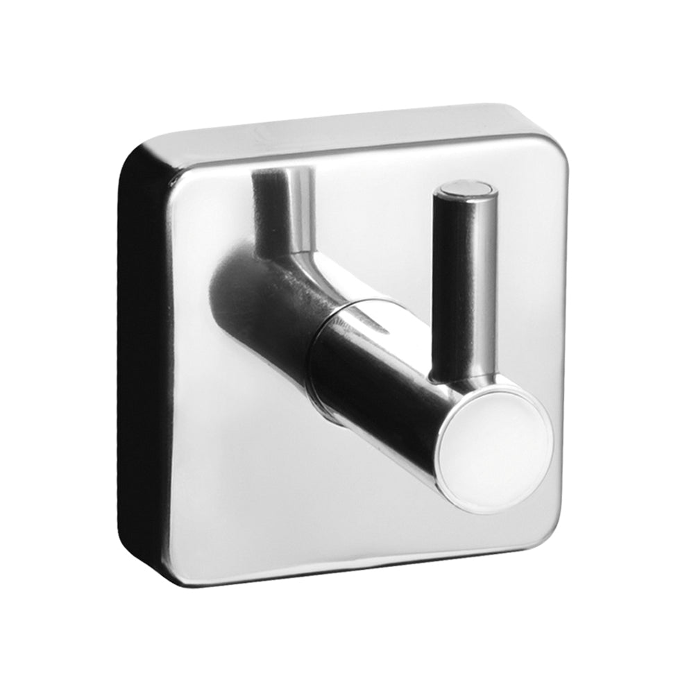 Single Hook – QUATTRO – Polished Stainless Steel