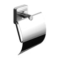 Toilet Roll Holder - With Cover – QUATTRO – Polished Stainless Steel