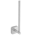 Toilet Roll Holder - Vertical Double – QUATTRO – Brushed Stainless Steel