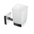 Glass Tumbler Holder – QUATTRO – Polished Stainless Steel