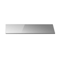 KAPITAN clear rectangular glass shelf, 40 × 10 cm, 6 mm