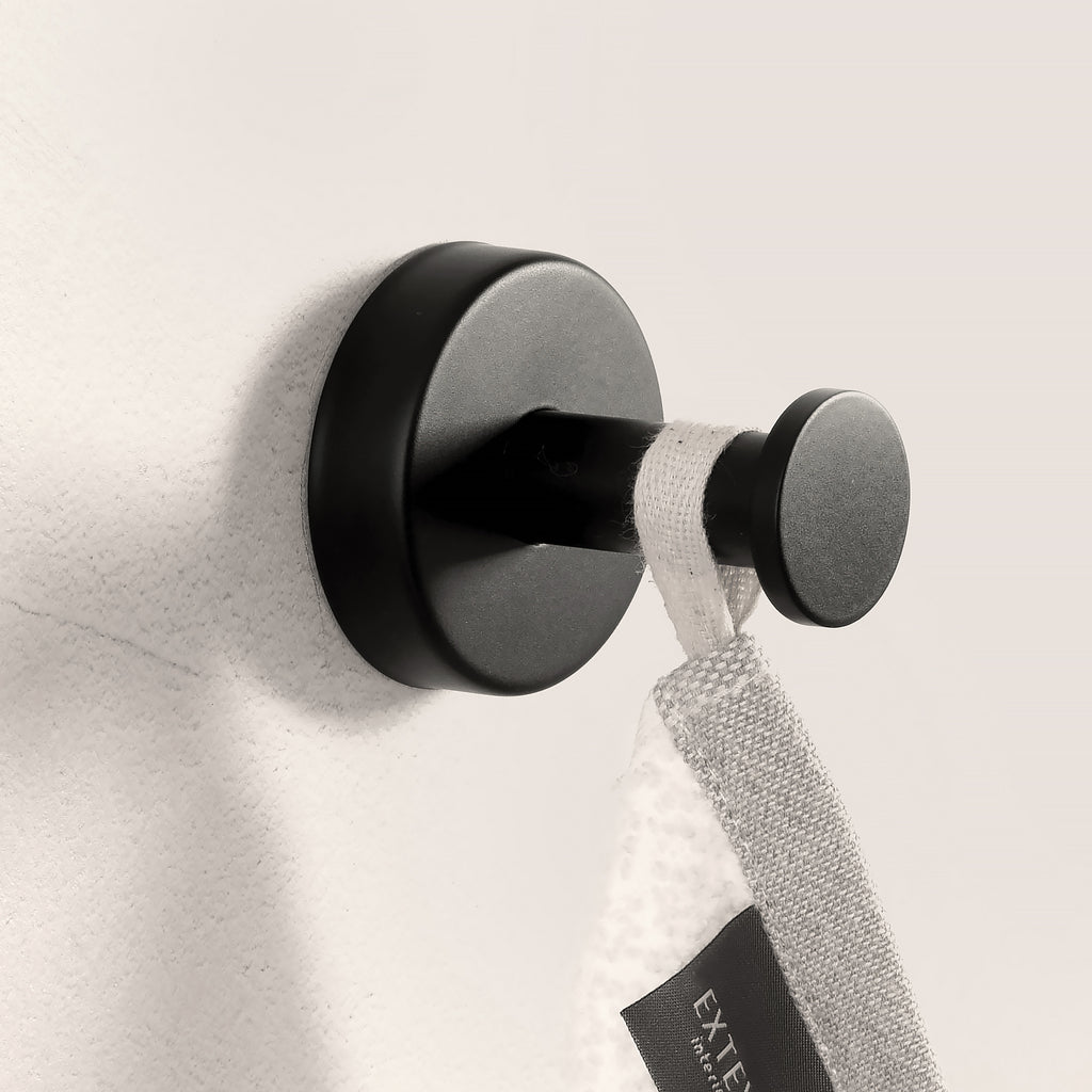 Single Hook – UNO – Matt Black — interior view
