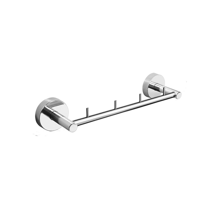 Four-Hook Rack – UNO – Polished Stainless Steel