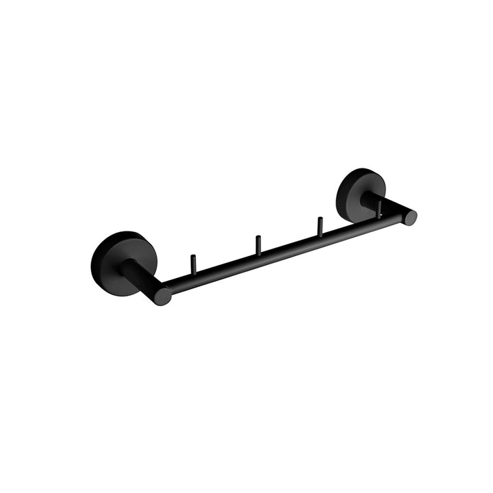 Four-Hook Rack – UNO – Matt Black