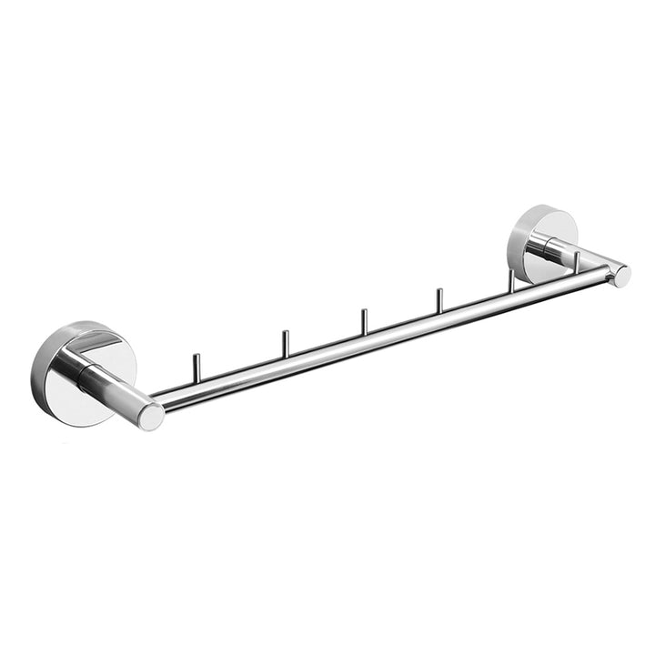 Six-Hook Rack – UNO – Polished Stainless Steel