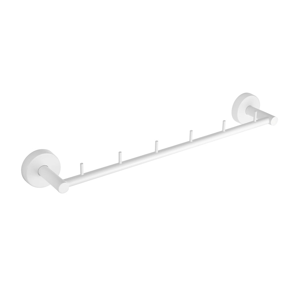Six-Hook Rack – UNO – Matt White