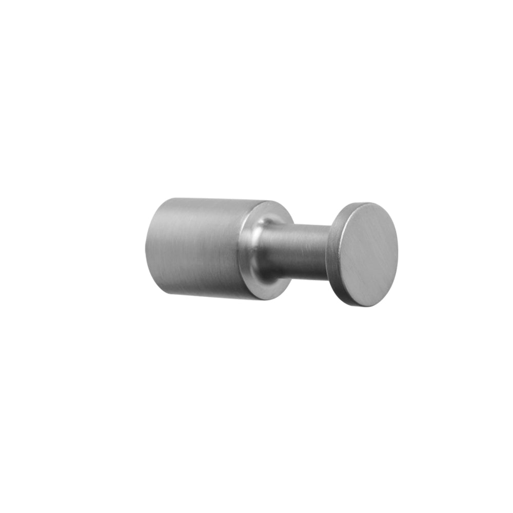 Straight Hook – UNO – Brushed Stainless Steel