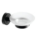 Glass Soap Dish – UNO – Matt Black