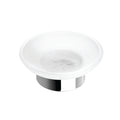 Freestanding Glass Soap Dish – UNO – Polished Stainless Steel