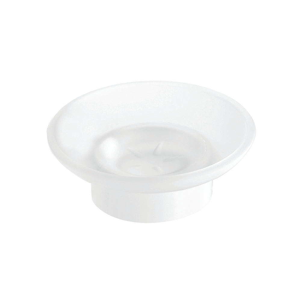 Freestanding Glass Soap Dish – UNO – Matt White