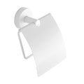Toilet Roll Holder with Cover – UNO – Matt White