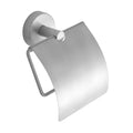 Toilet Roll Holder with Cover – UNO – Brushed Stainless Steel