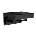 Toilet Roll Holder with Shelf – UNO – Matt Black