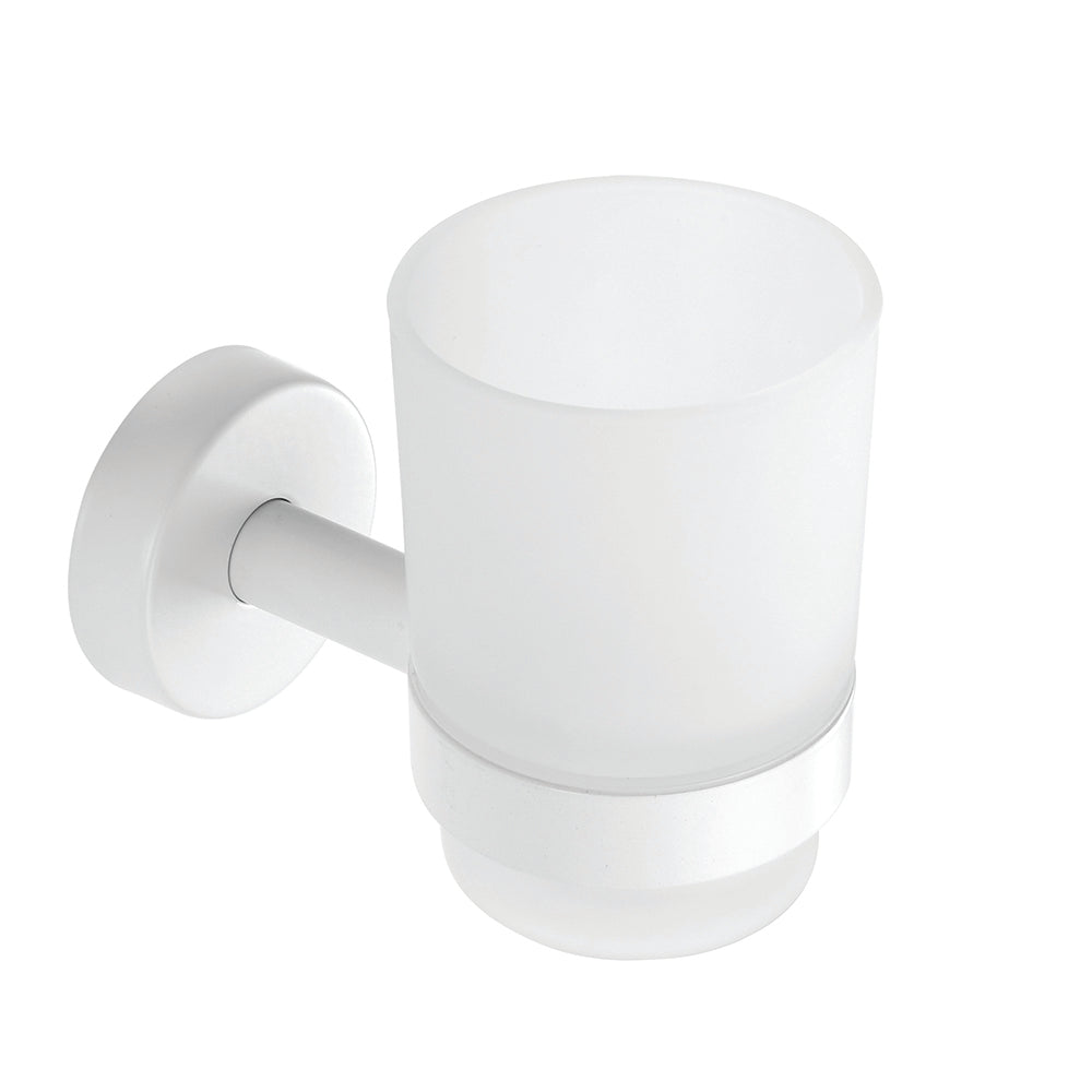 Glass Tumbler Holder – UNO – Matt White