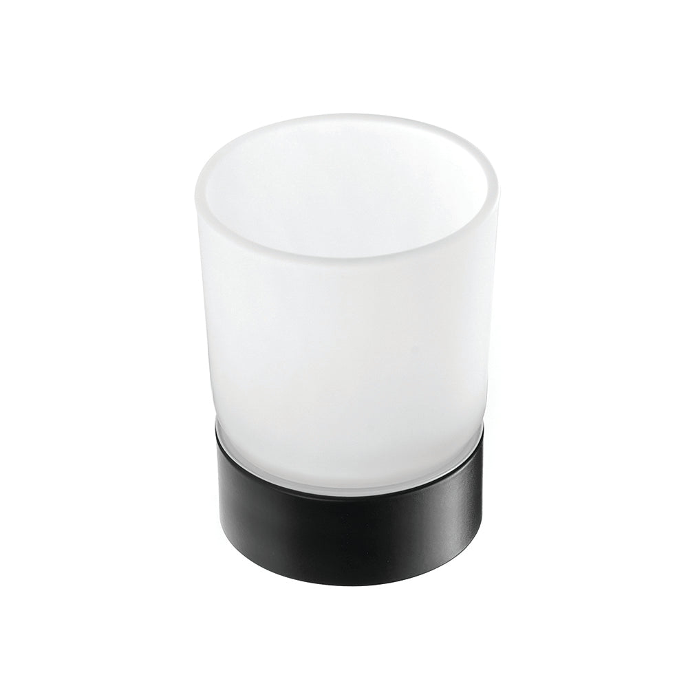 Freestanding Glass Tumbler Holder – UNO – Matt Black