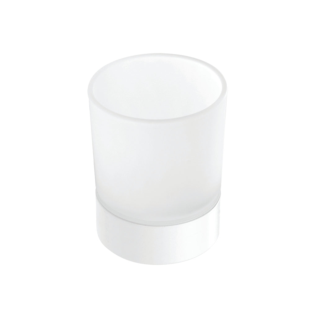 Freestanding Glass Tumbler Holder – UNO – Matt White