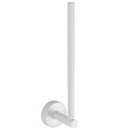 Double Straight Toilet Roll Holder – UNO – Matt White